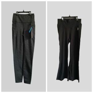FP Movement Cropped Flares & Mondetta Leggings, XS